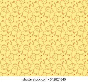 Modern stylish texture.Stylish background with fancy elements. Vector seamless pattern.