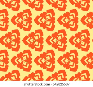 Modern stylish texture.Stylish background with fancy elements. Vector seamless pattern.