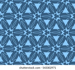 Modern stylish texture.Stylish background with fancy elements. Vector seamless pattern.