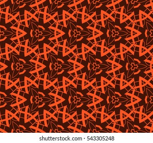 Modern stylish texture.Stylish background with fancy elements. Vector seamless pattern.