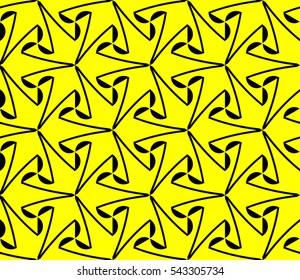 Modern stylish texture.Stylish background with fancy elements. Vector seamless pattern.