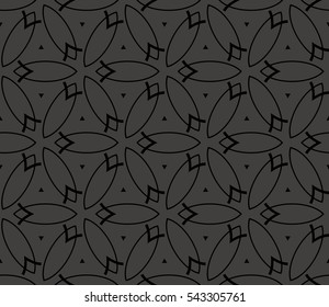 Modern stylish texture.Stylish background with fancy elements. Vector seamless pattern.