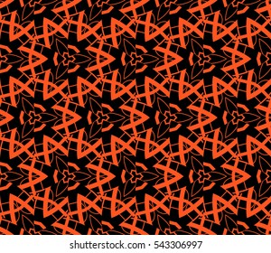 Modern stylish texture.Stylish background with fancy elements. Vector seamless pattern.