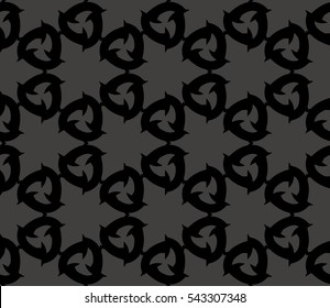 Modern stylish texture.Stylish background with fancy elements. Vector seamless pattern.