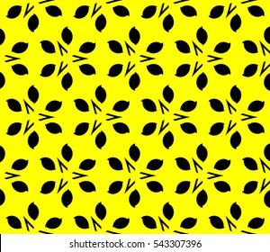 Modern stylish texture.Stylish background with fancy elements. Vector seamless pattern.