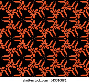 Modern stylish texture.Stylish background with fancy elements. Vector seamless pattern.