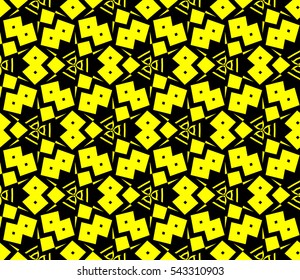 Modern stylish texture.Stylish background with fancy elements. Vector seamless pattern.