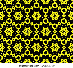 Modern stylish texture.Stylish background with fancy elements. Vector seamless pattern.