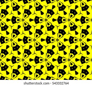 Modern stylish texture.Stylish background with fancy elements. Vector seamless pattern.