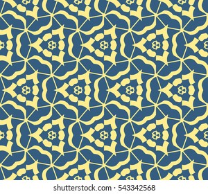 Modern stylish texture.Stylish background with fancy elements. Vector seamless pattern.