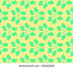Modern stylish texture.Stylish background with fancy elements. Vector seamless pattern.