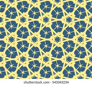Modern stylish texture.Stylish background with fancy elements. Vector seamless pattern.