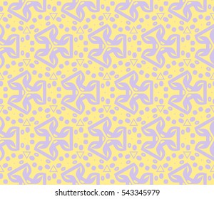 Modern stylish texture.Stylish background with fancy elements. Vector seamless pattern.