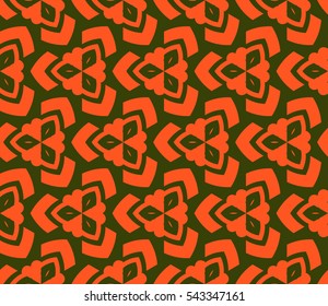 Modern stylish texture.Stylish background with fancy elements. Vector seamless pattern.