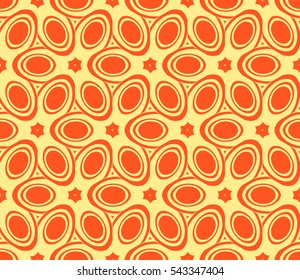 Modern stylish texture.Stylish background with fancy elements. Vector seamless pattern.