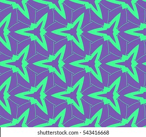 Modern stylish texture.Stylish background with fancy elements. Vector seamless pattern.