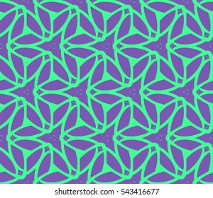 Modern stylish texture.Stylish background with fancy elements. Vector seamless pattern.