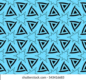 Modern stylish texture.Stylish background with fancy elements. Vector seamless pattern.