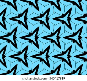 Modern stylish texture.Stylish background with fancy elements. Vector seamless pattern.