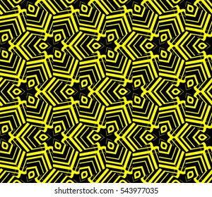 Modern stylish texture.Stylish background with fancy elements. Vector seamless pattern.