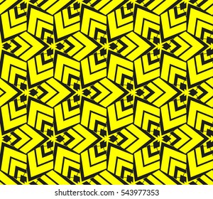 Modern stylish texture.Stylish background with fancy elements. Vector seamless pattern.