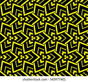 Modern stylish texture.Stylish background with fancy elements. Vector seamless pattern.