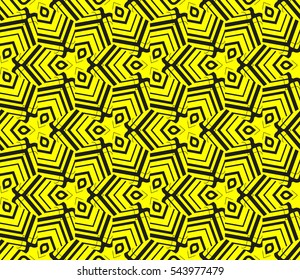Modern stylish texture.Stylish background with fancy elements. Vector seamless pattern.