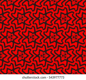 Modern stylish texture.Stylish background with fancy elements. Vector seamless pattern.