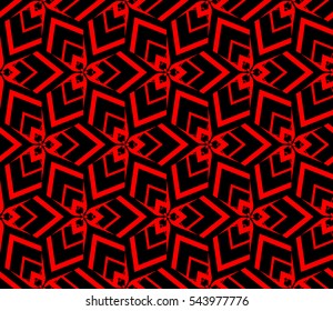 Modern stylish texture.Stylish background with fancy elements. Vector seamless pattern.