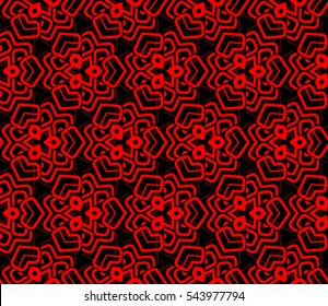Modern stylish texture.Stylish background with fancy elements. Vector seamless pattern.