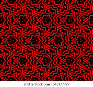 Modern stylish texture.Stylish background with fancy elements. Vector seamless pattern.