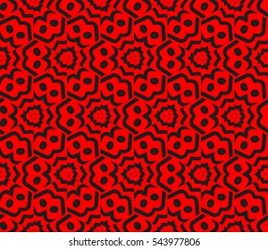 Modern stylish texture.Stylish background with fancy elements. Vector seamless pattern.