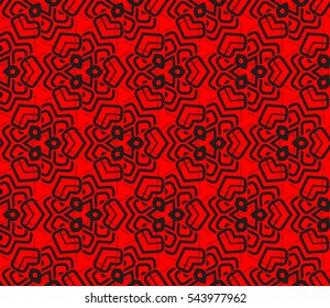 Modern stylish texture.Stylish background with fancy elements. Vector seamless pattern.