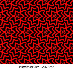 Modern stylish texture.Stylish background with fancy elements. Vector seamless pattern.