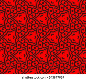 Modern stylish texture.Stylish background with fancy elements. Vector seamless pattern.