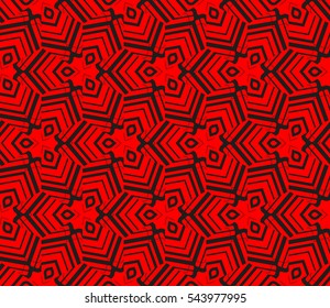 Modern stylish texture.Stylish background with fancy elements. Vector seamless pattern.