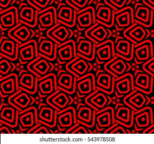 Modern stylish texture.Stylish background with fancy elements. Vector seamless pattern.