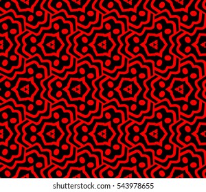 Modern stylish texture.Stylish background with fancy elements. Vector seamless pattern.