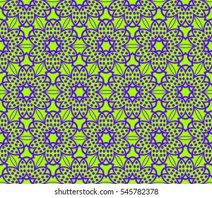 Modern stylish texture.Stylish background with fancy elements. Vector seamless pattern.