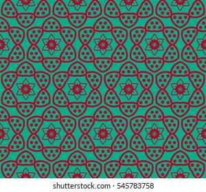 Modern stylish texture.Stylish background with fancy elements. Vector seamless pattern.