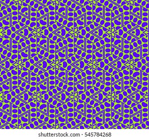 Modern stylish texture.Stylish background with fancy elements. Vector seamless pattern.