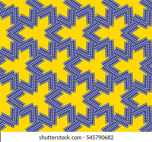 Modern stylish texture.Stylish background with fancy elements. Vector seamless pattern.
