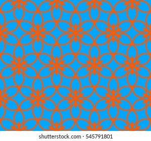 Modern stylish texture.Stylish background with fancy elements. Vector seamless pattern.