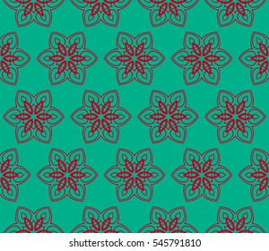 Modern stylish texture.Stylish background with fancy elements. Vector seamless pattern.