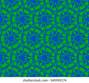 Modern stylish texture.Stylish background with fancy elements. Vector seamless pattern.