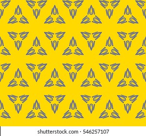 Modern stylish texture.Stylish background with fancy elements. Vector seamless pattern.