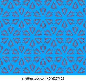 Modern stylish texture.Stylish background with fancy elements. Vector seamless pattern.