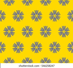 Modern stylish texture.Stylish background with fancy elements. Vector seamless pattern.