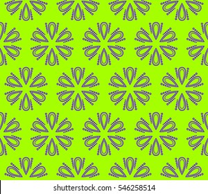 Modern stylish texture.Stylish background with fancy elements. Vector seamless pattern.