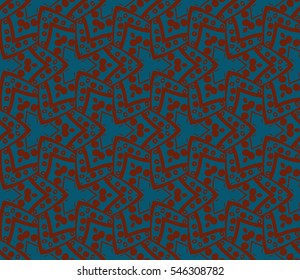 Modern stylish texture.Stylish background with fancy elements. Vector seamless pattern.